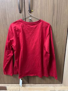 Red Cat Graphic Long Sleeve Tee