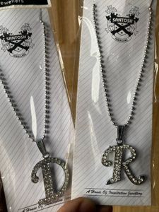 Initial Letter Pendant Necklace