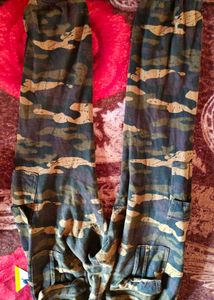 Camo Cargo Pants Tight Fit