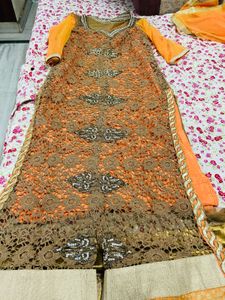 long kurti with churidar