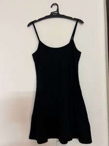 Black Ribbed Dress