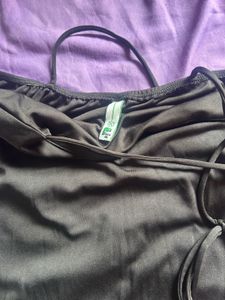 Sleek Black Cami Dress - XL
