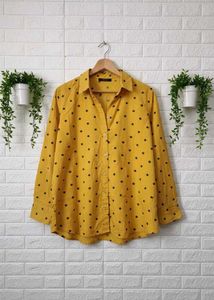 Yellow Star Print Shirt
