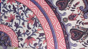 Floral Cotton Bedsheet (Single Bed)