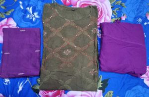 Libas Ethnic Printed Kurta Set With Dupatta