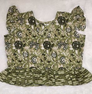 Floral Crop Top
