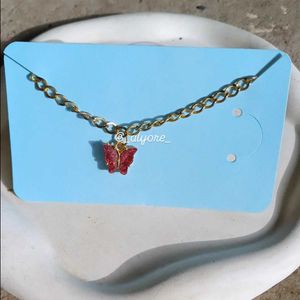 Anti Tarnish Red Butterfly Bracelet 🦋