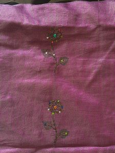Beautiful Super Net Saree With Embroidery