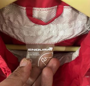 Endura Red Cycling Jacket