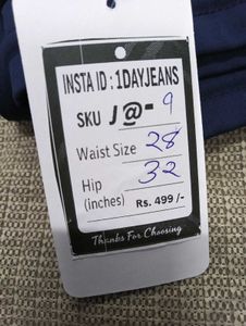 J@09 Size-28 (Sale) Latest Ladies high waist Jeans