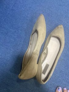 Forever 21 Tan Pointed Toe Flats