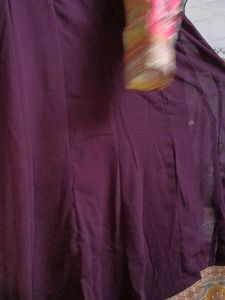 Maroon Embellished Kurta