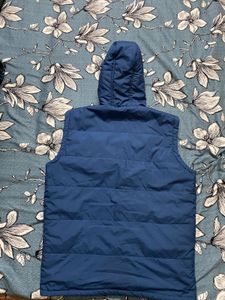 Blue Sleeveless Jacket