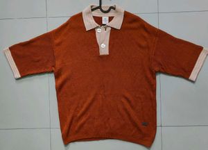 Stylish Knit Polo Shirt