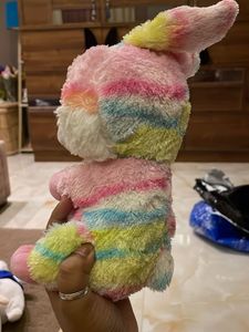 Rainbow Beanie Boo Bunny