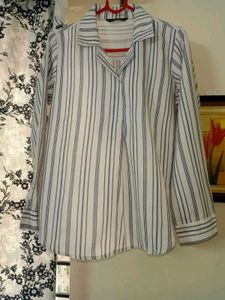 Womens White Oversized Shirt