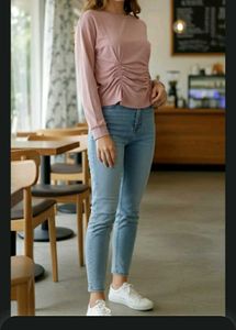 STYLI WOMEN&#39;S Pink Long Sleeve Top