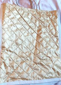Gold Quilted Tote Bag, Have 5 Pieces, Price For 1