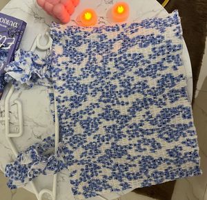 Floral Print Crop Top