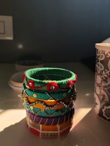 Handmade Colorful Bangle Set