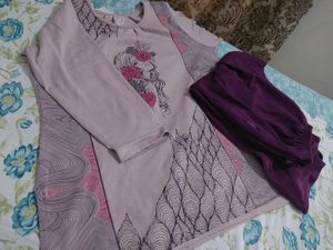 Women Woolen Night Suit For Winters