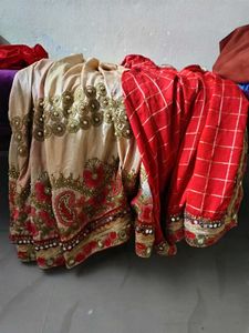 Elegant Cotton Lehenga Saree