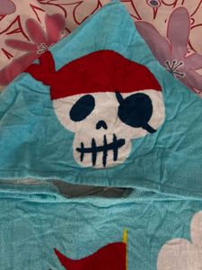 Pirate Ship Hooded Towel For Kids