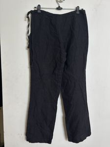 ANOKHI Black linen Pants
