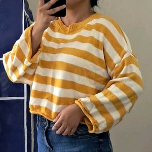 Striped Yellow Sweater