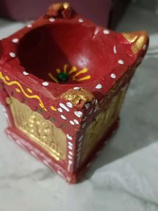 Tulsi Clay diya
