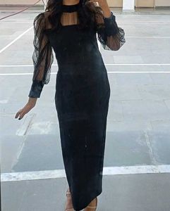 Elegant Black Midi Dress