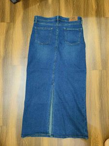 Denim Maxi Skirt