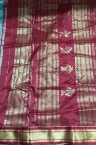 Silk saree without blouse