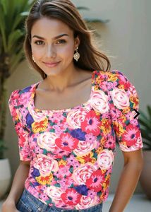 Floral Print Top