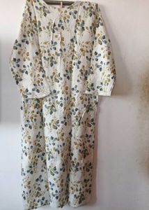 Floral Print Kurta