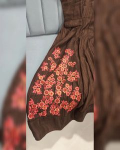 DARK BROWN GOWN