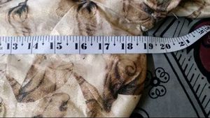 Embroidered Floral gown with lining