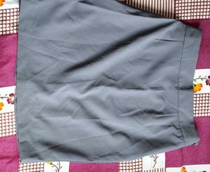 Allen Solly Gray Mini Skirt
