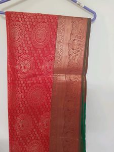 Copper Zaree Silk Saree_Unused