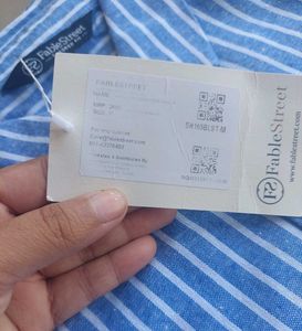 Fablestreet striped linen casual shirt