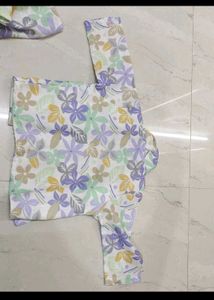 Floral Crop Top &amp; Skirt Set