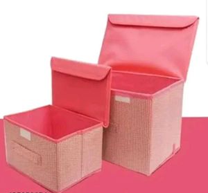Pink Storage Bins with Lids - 1 Big Box