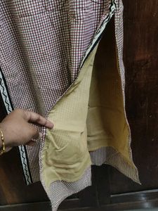 Handblock Printed Sleeveless Kurta