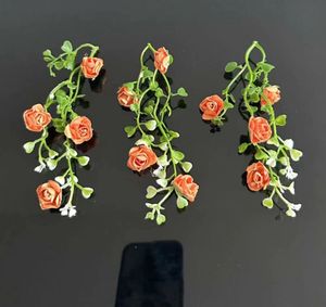 Miniature Orange Rose Bunches 🧡