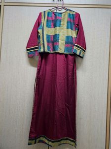 Soch Maroon Kurti