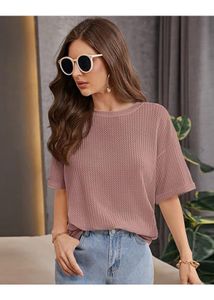 Cute Pink Textured Top