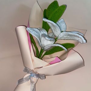 Crochet White Lily🌷 Bouquet