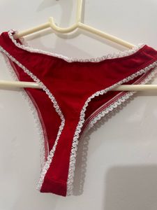 Brand New Red Love Thong (Without Tag)
