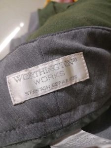 Gray Casual Pants