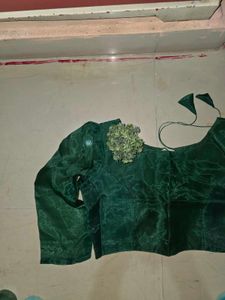 Green Readymade Blouse